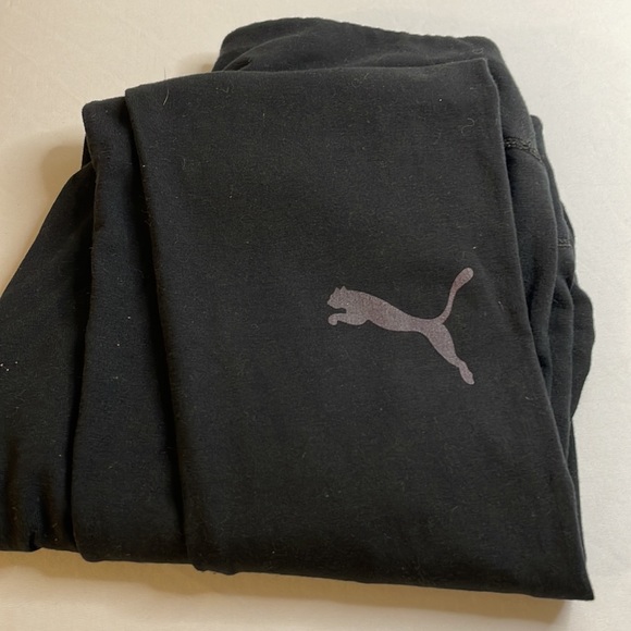 EUC black puma leggings size Large - Picture 5 of 5